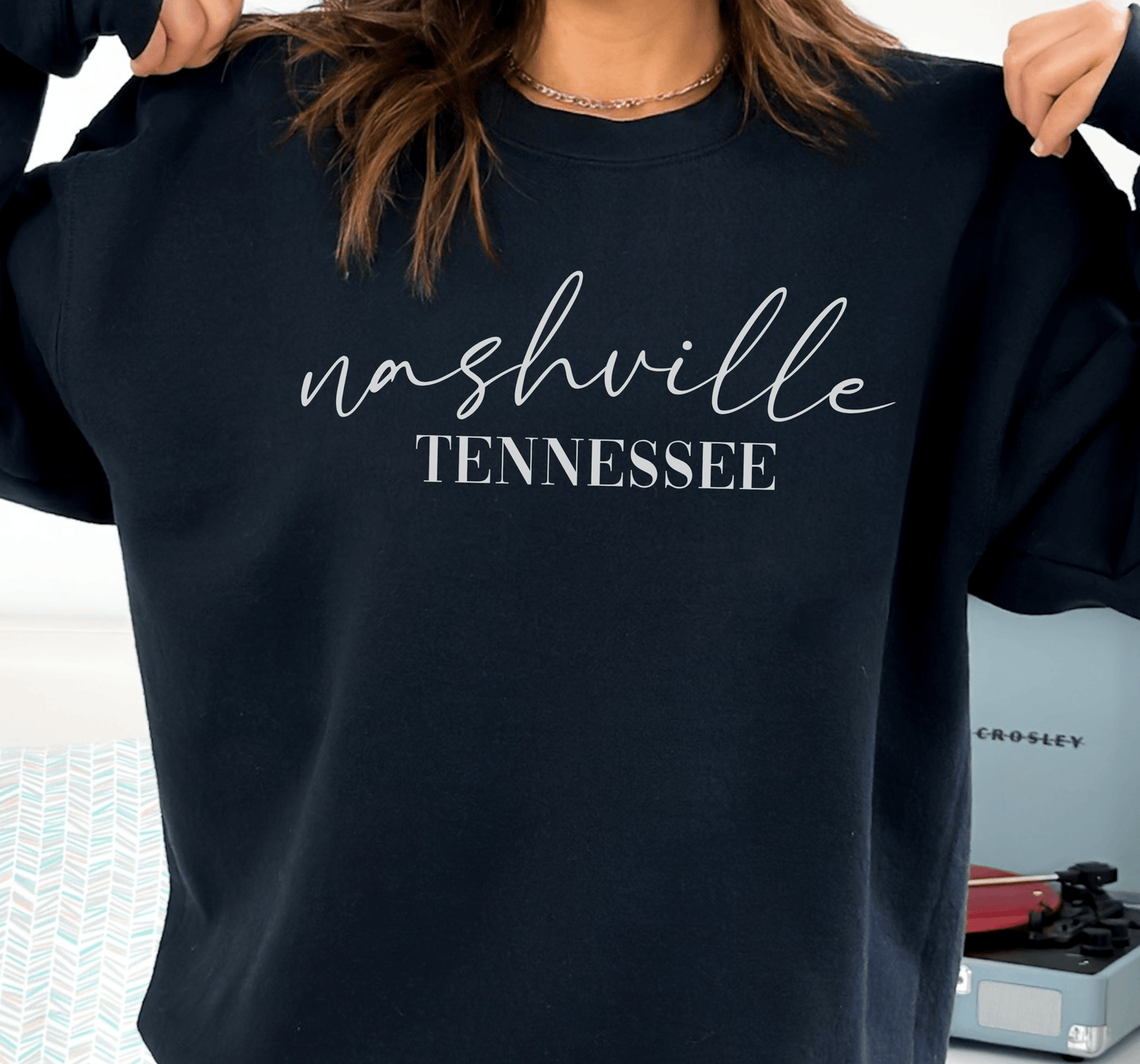 Nashville Tennessee Crewneck - BentleyBlueCo