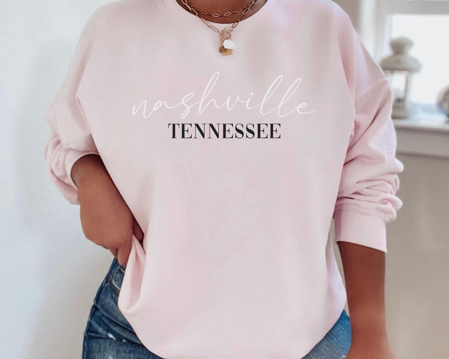 Nashville Tennessee Crewneck - BentleyBlueCo