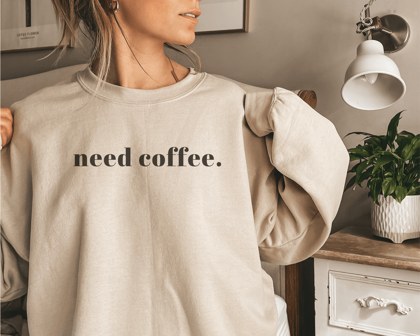 Need Coffee Crewneck - BentleyBlueCo