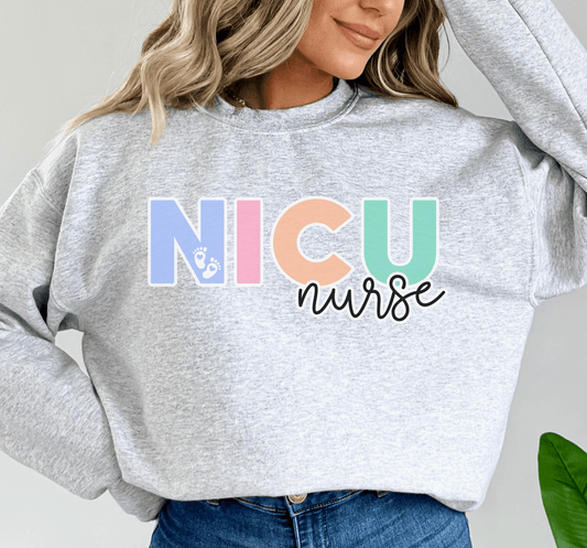 NICU Nurse Crewneck Sweatshirt - BentleyBlueCo