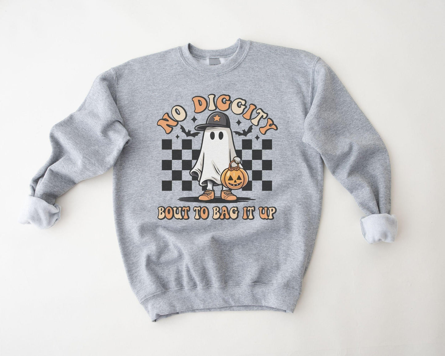 Get into the Halloween spirit with our bewitching Halloween sweatshirt, featuring spooky pumpkin and ghost designs that capture the essence of the season. Embrace the autumn vibes and celebrate the fall festivities in style with this must-have addition to your wardrobe. Perfect for Halloween enthusiasts, this sweatshirt will keep you cozy and fashionable all season long!