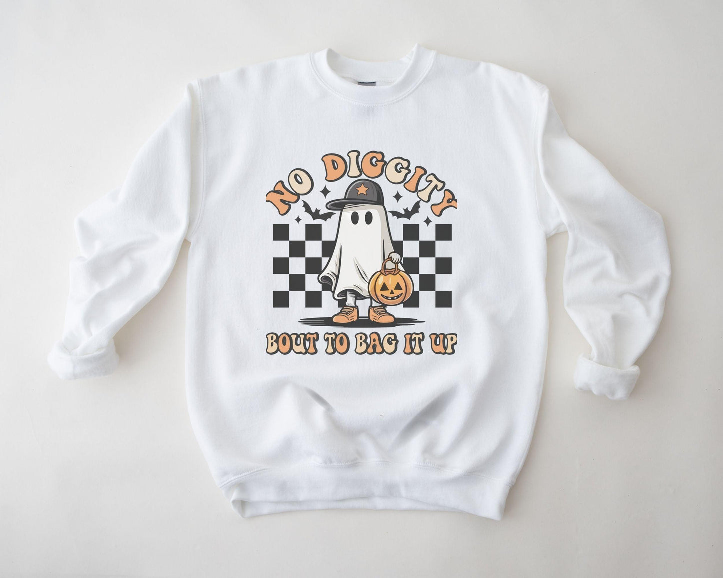 Get into the Halloween spirit with our bewitching Halloween sweatshirt, featuring spooky pumpkin and ghost designs that capture the essence of the season. Embrace the autumn vibes and celebrate the fall festivities in style with this must-have addition to your wardrobe. Perfect for Halloween enthusiasts, this sweatshirt will keep you cozy and fashionable all season long!