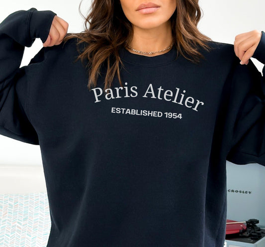 Paris Atelier Crewneck - BentleyBlueCo