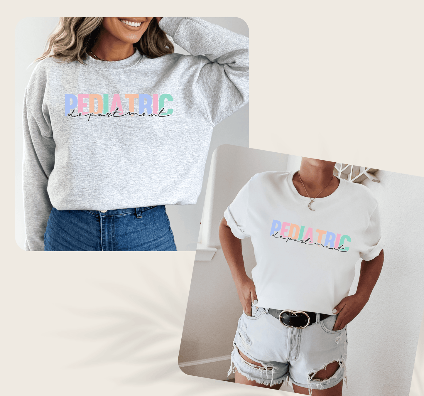 Pediatric Department Crewneck Sweatshirt - BentleyBlueCo