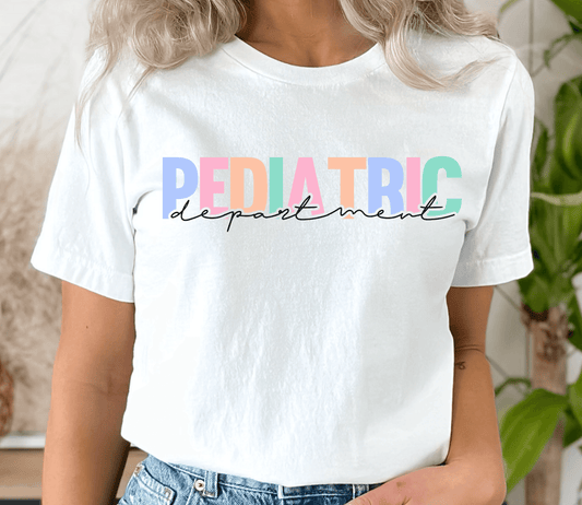 Pediatrics Department Shirt - BentleyBlueCo