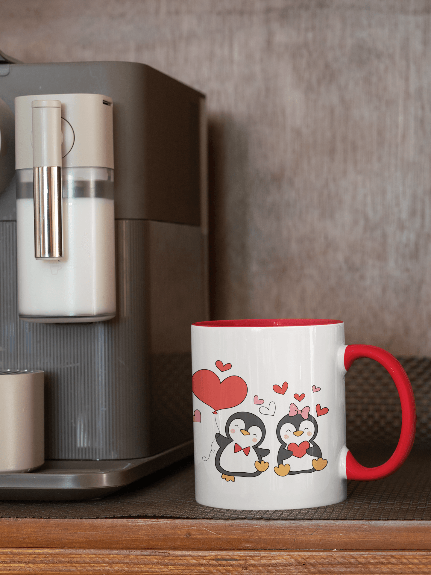 Penguin Couple Mug - BentleyBlueCo
