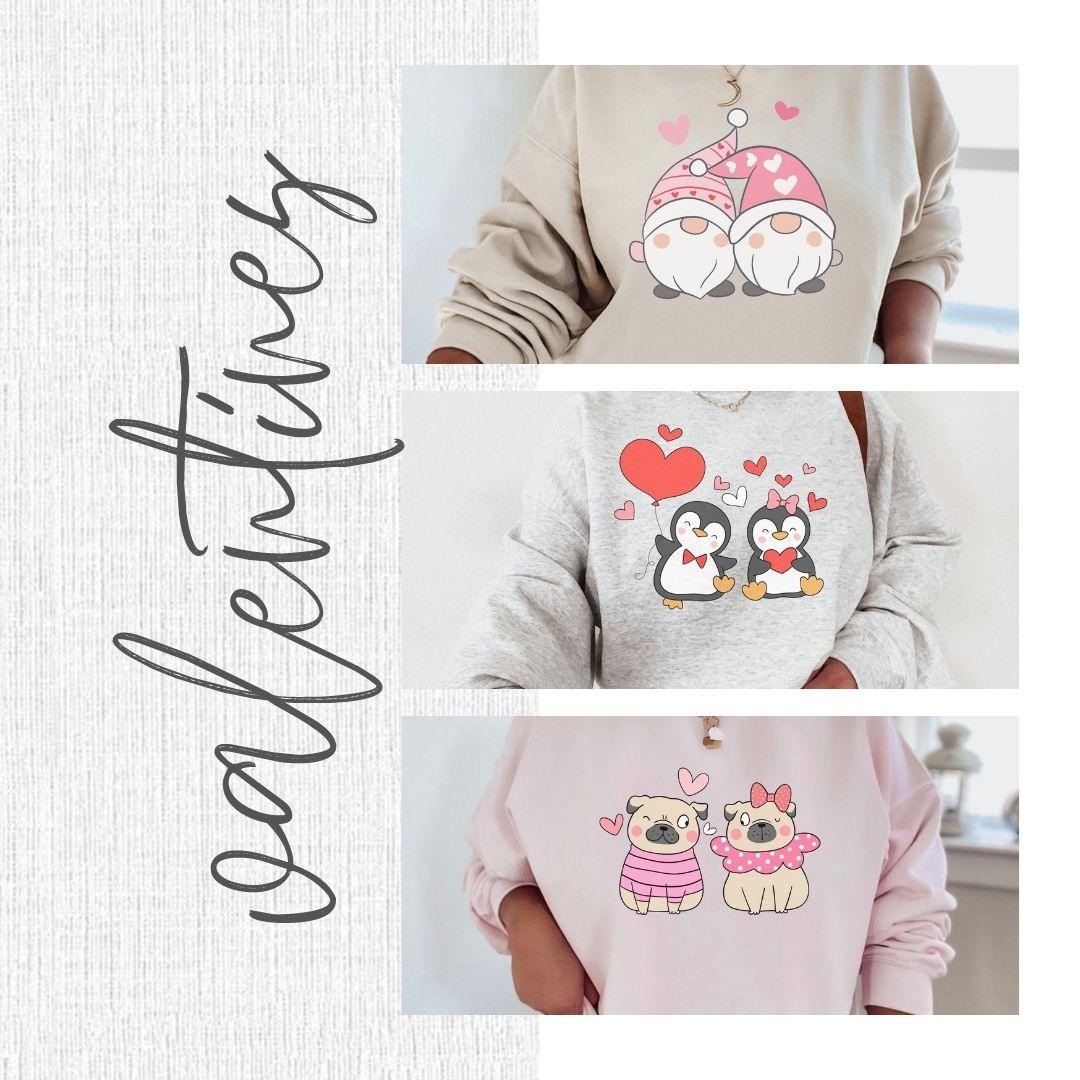 Penguin Valentines Day Sweatshirt - BentleyBlueCo