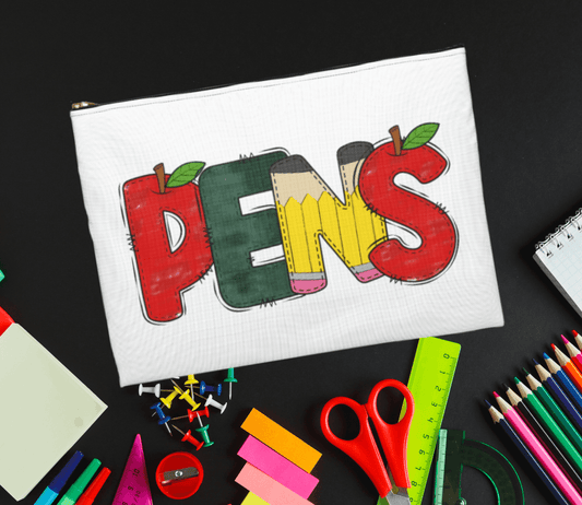 Pens Canvas Case - BentleyBlueCo