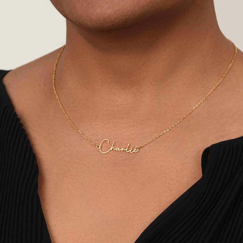 Personalized Name Necklace - BentleyBlueCo