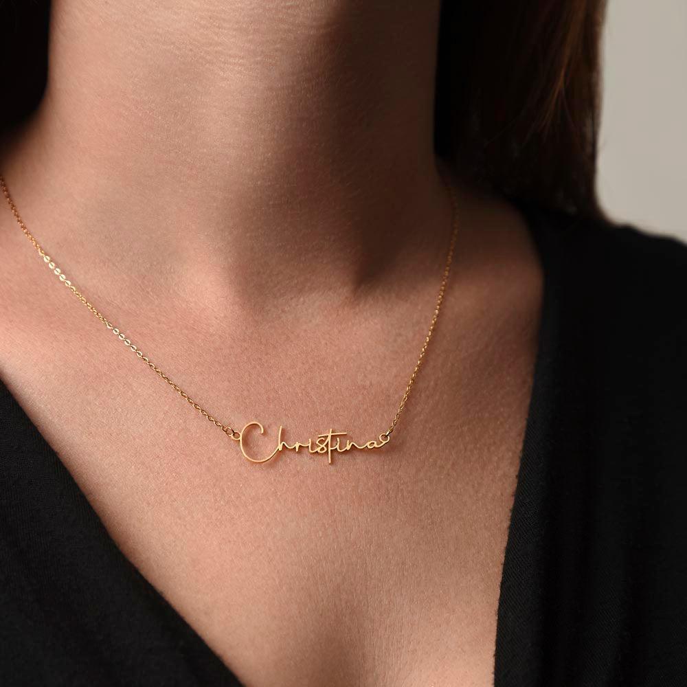 Personalized Name Necklace - BentleyBlueCo