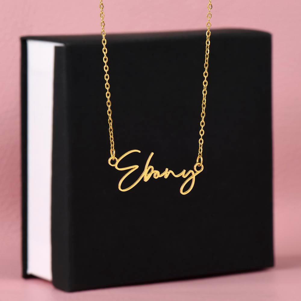 Personalized Name Necklace - BentleyBlueCo