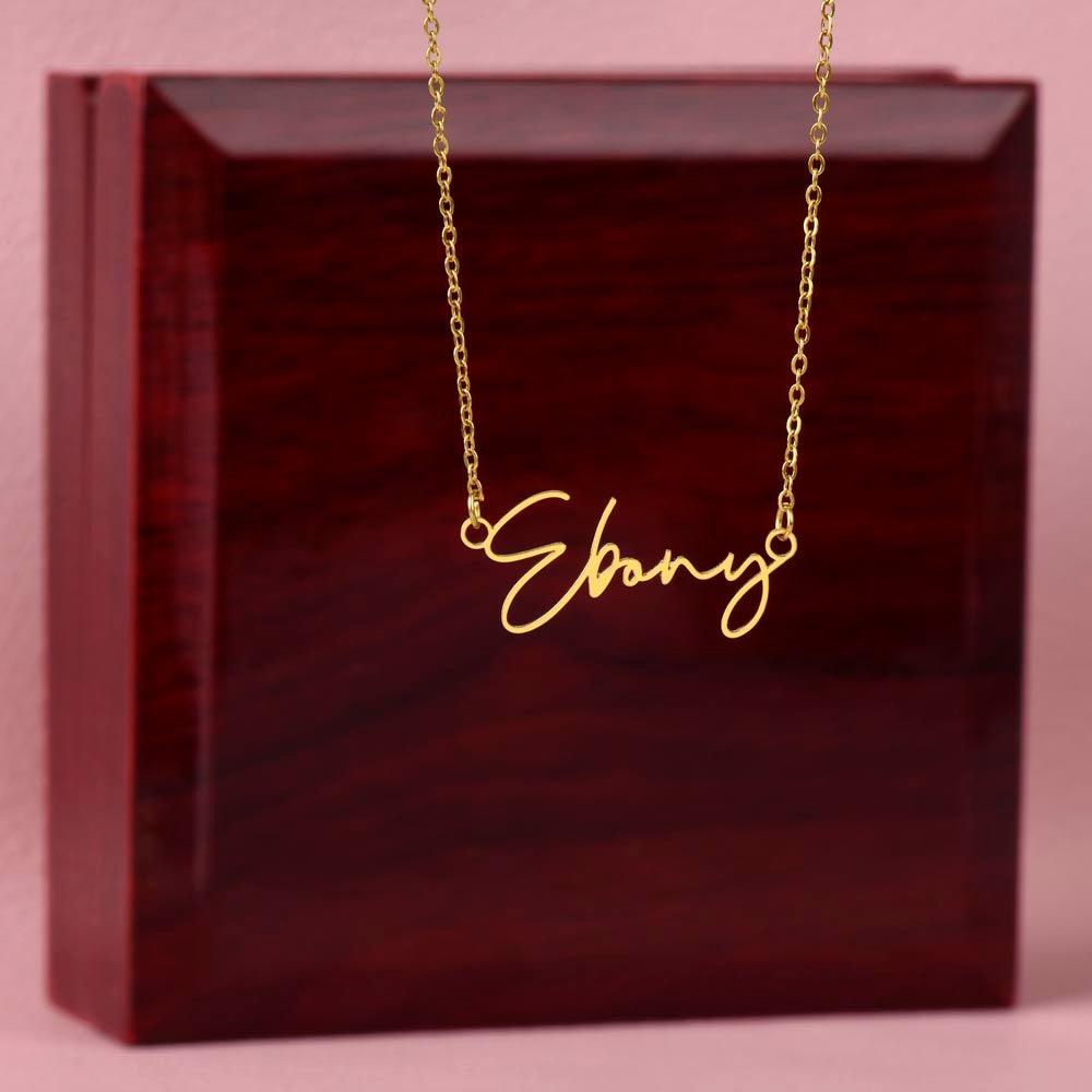 Personalized Name Necklace - BentleyBlueCo