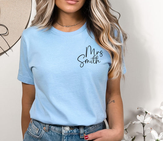 Personalized Pocket Name Shirt - BentleyBlueCo