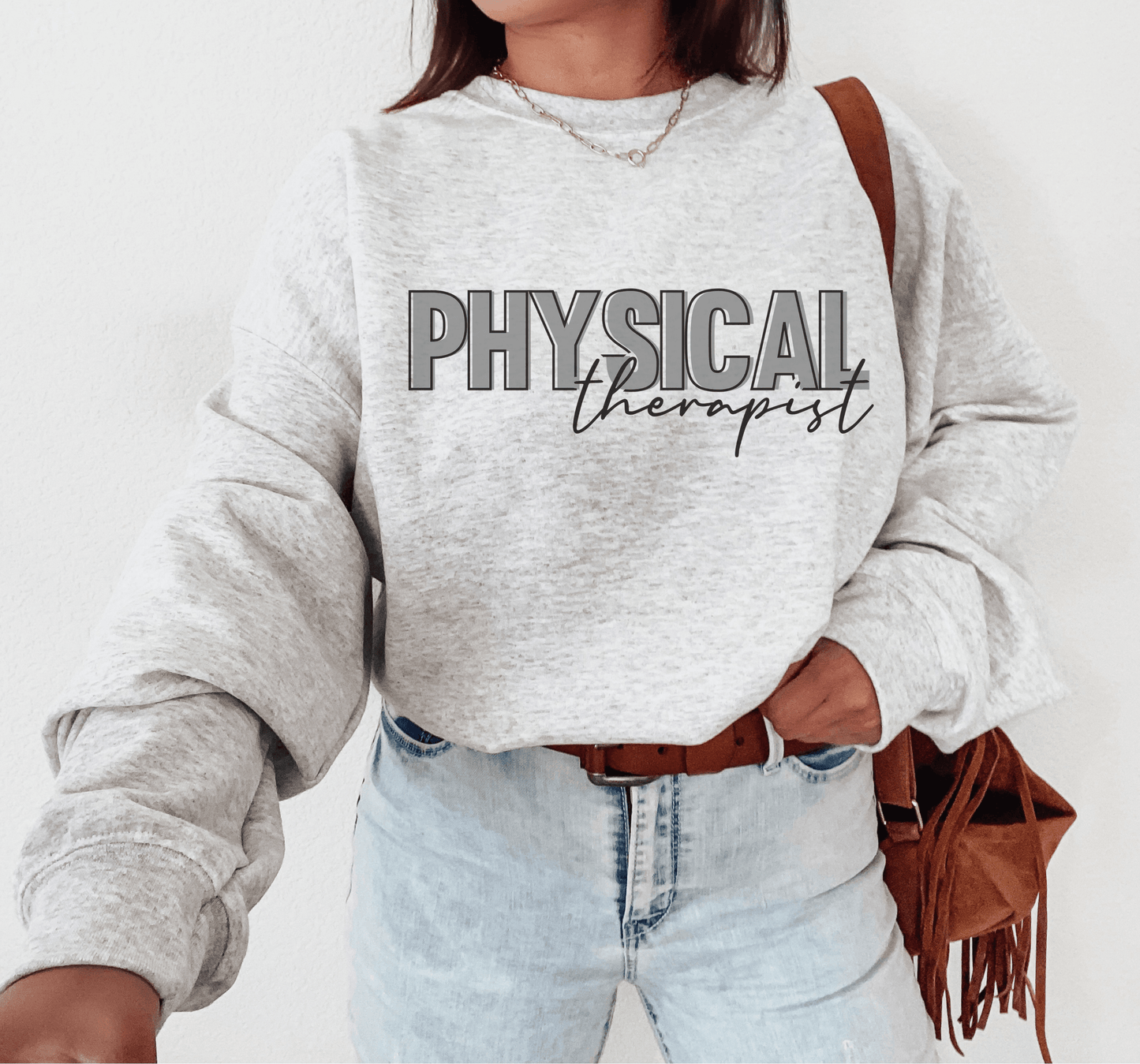 Physical Therapist Crewneck Sweatshirt - BentleyBlueCo