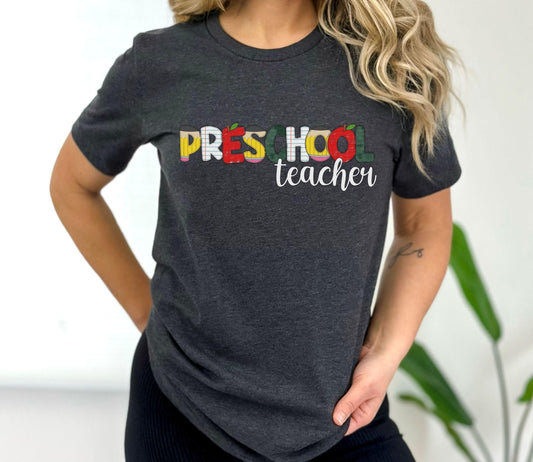 Preschool Teacher Shirt - BentleyBlueCo