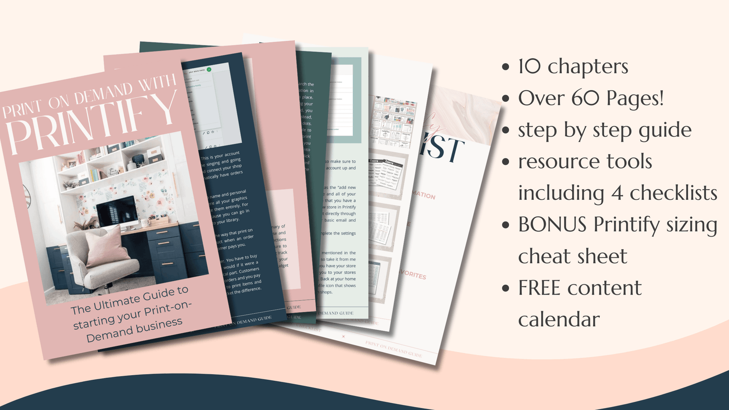 Printify Guide Ebook - BentleyBlueCo