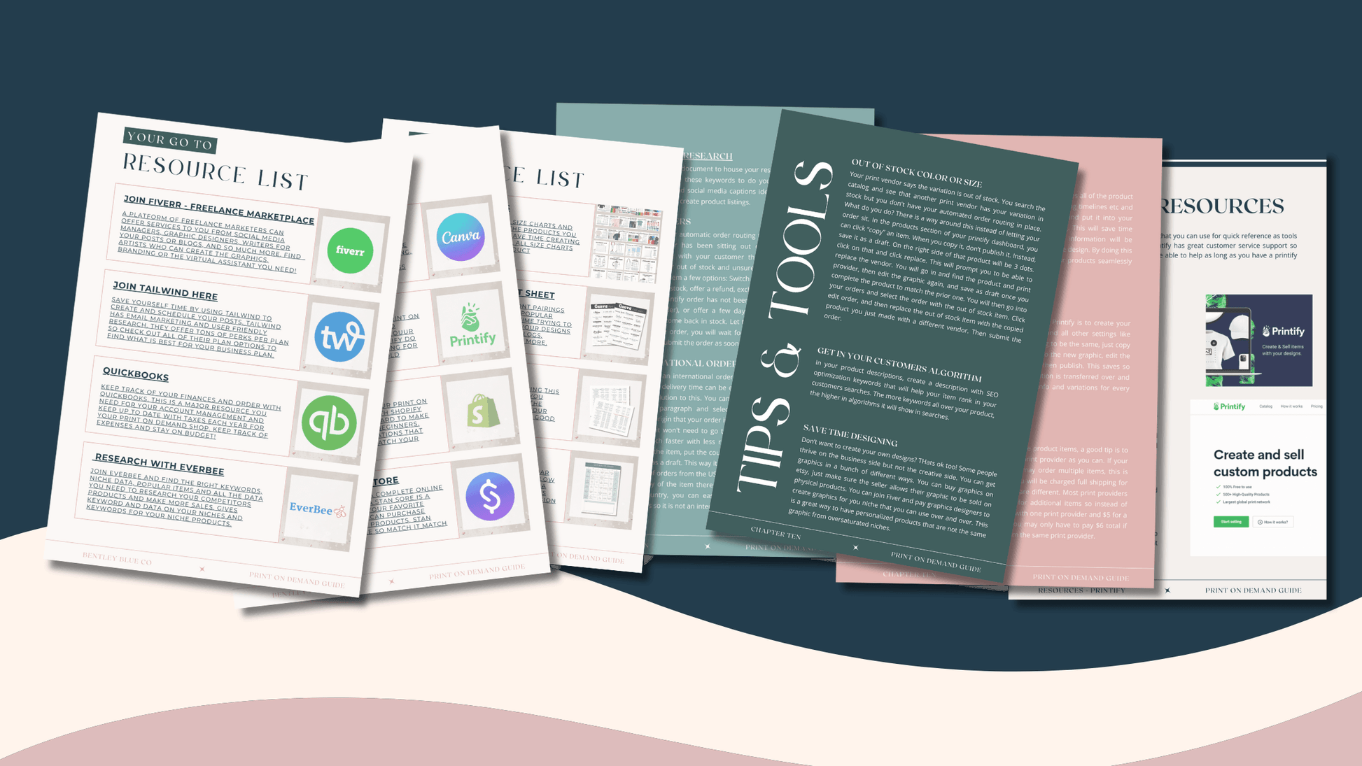 Printify Guide Ebook - BentleyBlueCo