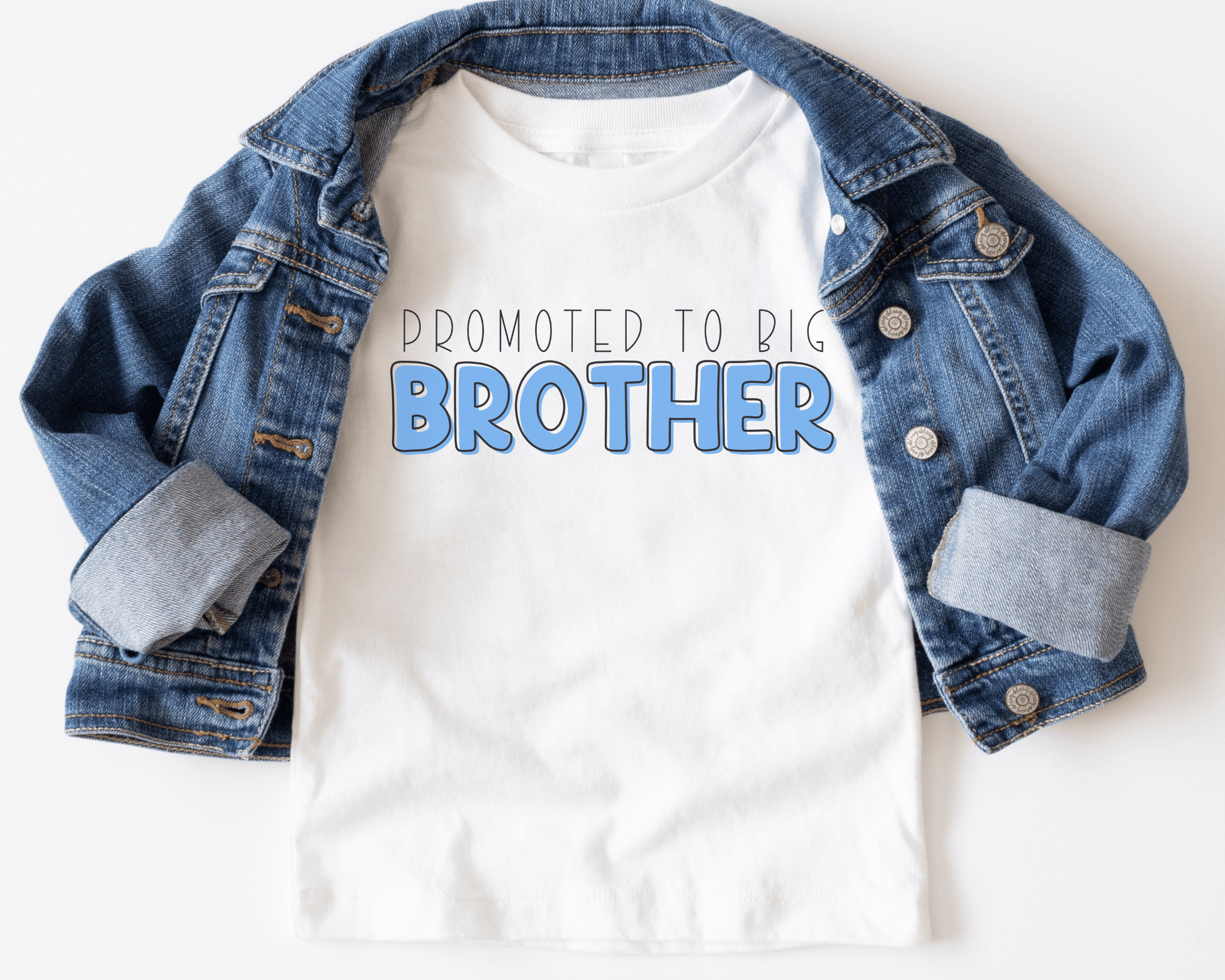 Promoted to Big Brother T-Shirt - BentleyBlueCo