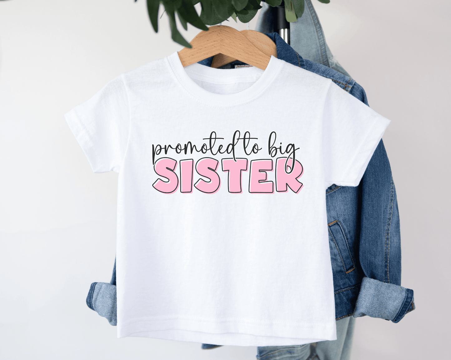 Promoted to Big Sister Tshirt - BentleyBlueCo