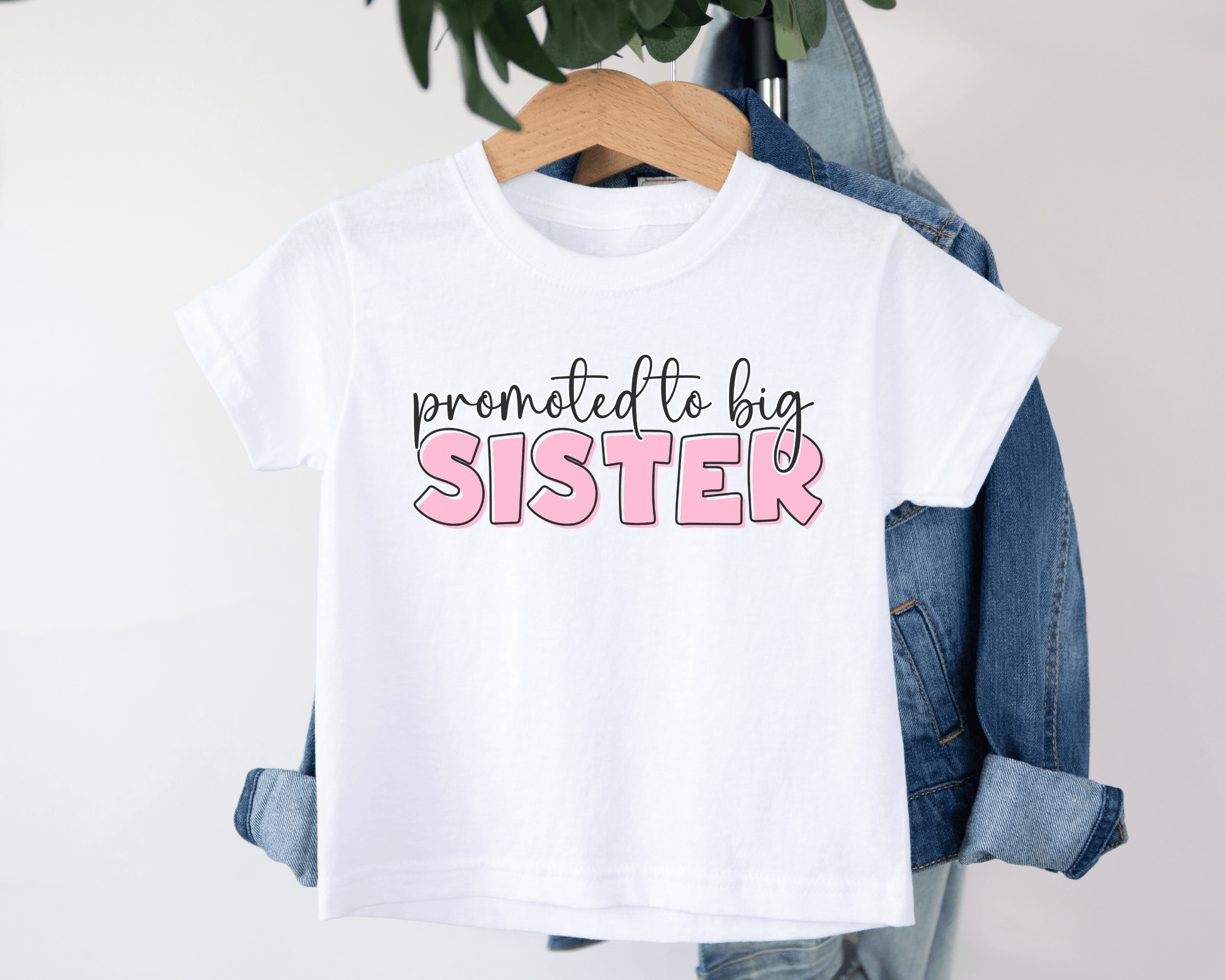 Promoted to Big Sister Tshirt - BentleyBlueCo