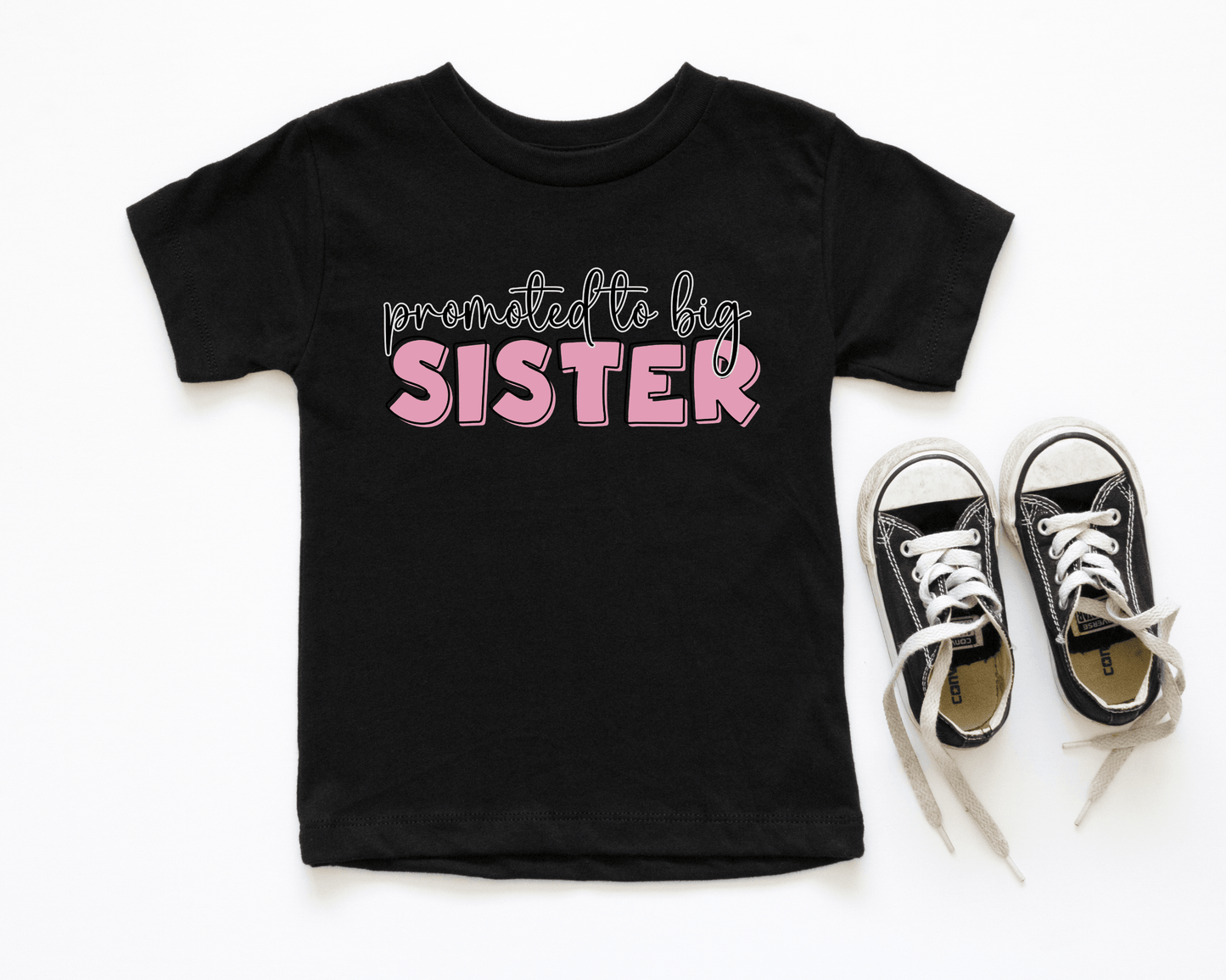Promoted to Big Sister Tshirt - BentleyBlueCo