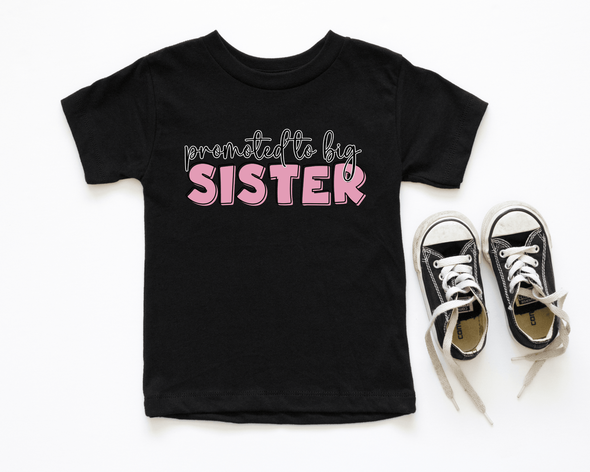 Promoted to Big Sister Tshirt - BentleyBlueCo