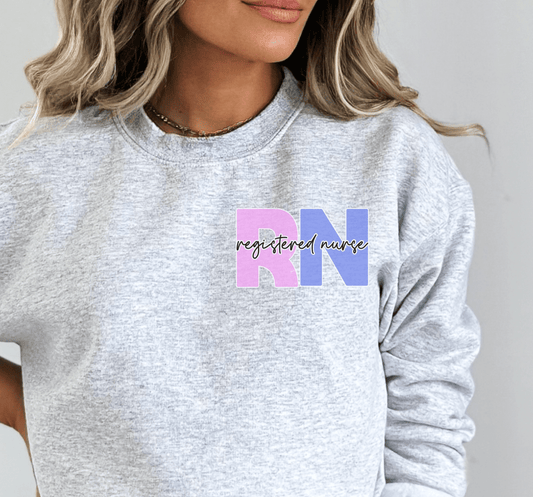 Registered Nurse Crewneck Sweatshirt - BentleyBlueCo