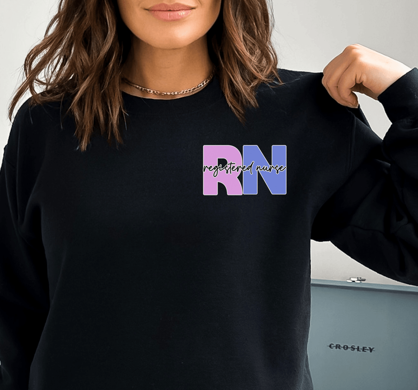 Registered Nurse Crewneck Sweatshirt - BentleyBlueCo