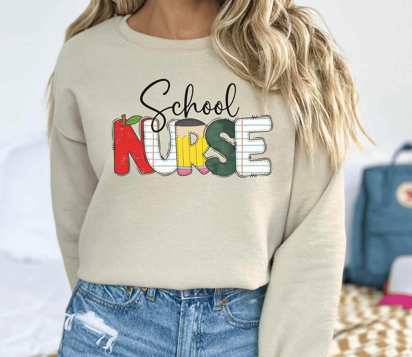 School Nurse Sweatshirt - BentleyBlueCo