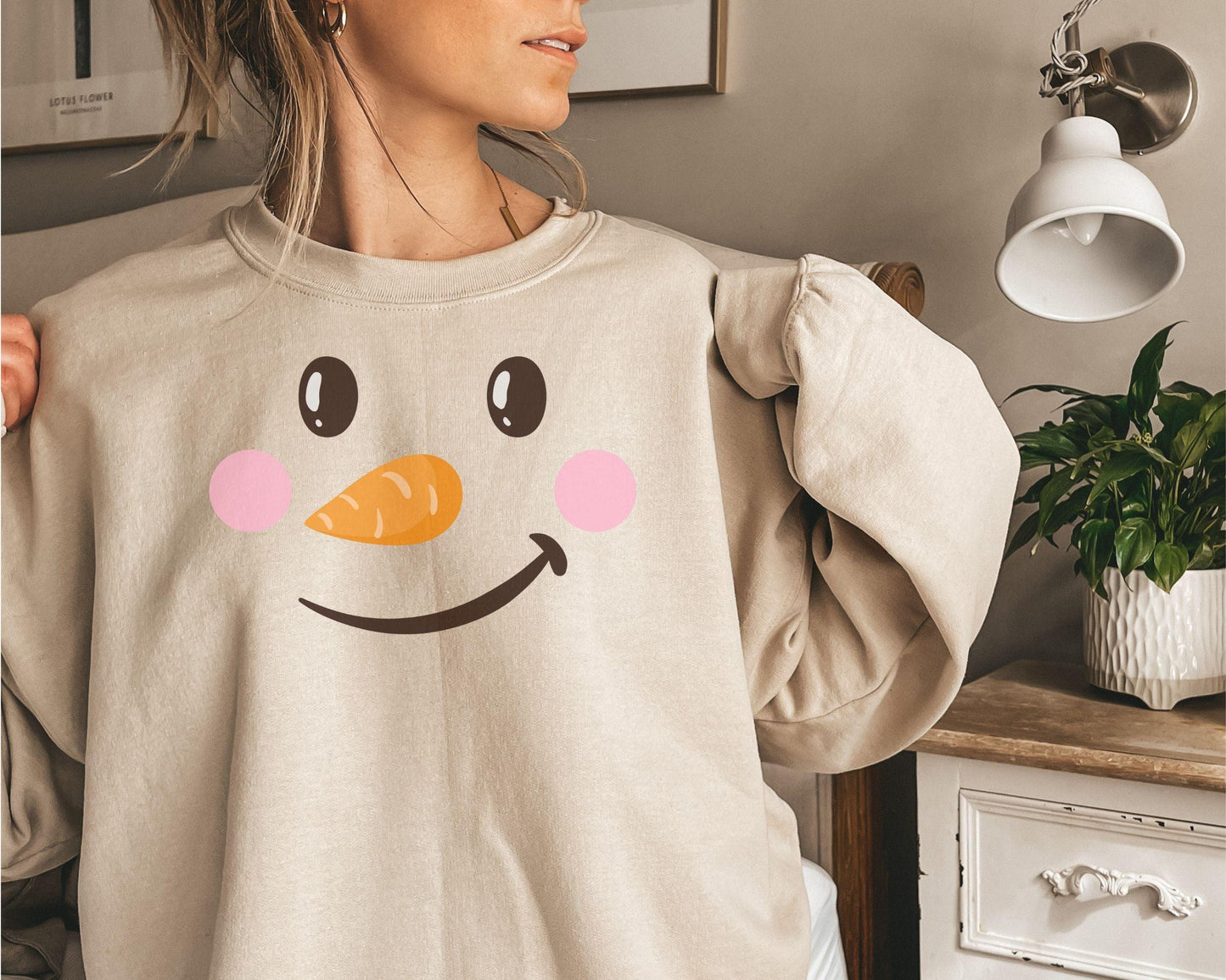Snowman Crewneck - BentleyBlueCo