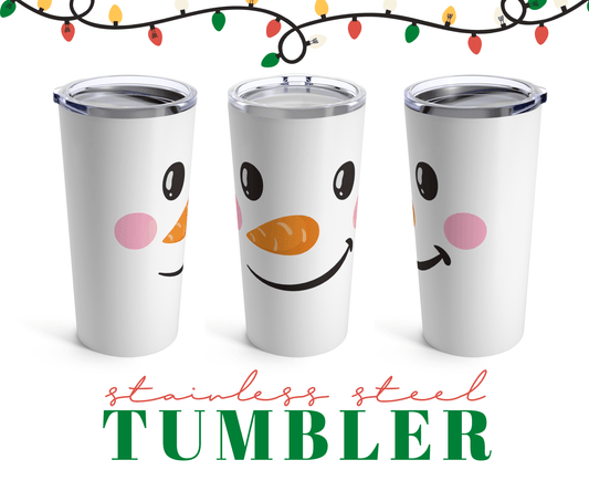 Snowman Tumbler - 20oz - BentleyBlueCo