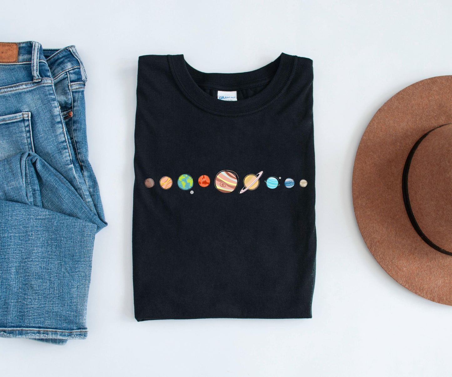 Solar System Planets Shirt - BentleyBlueCo