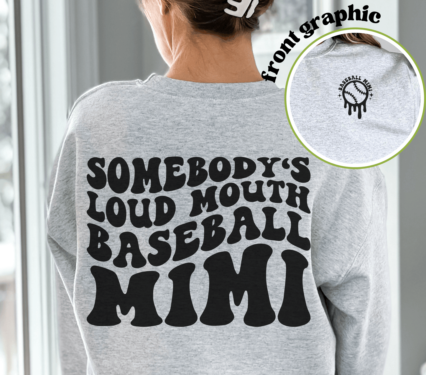 Somebody's Loud Mouth Baseball Mimi - BentleyBlueCo