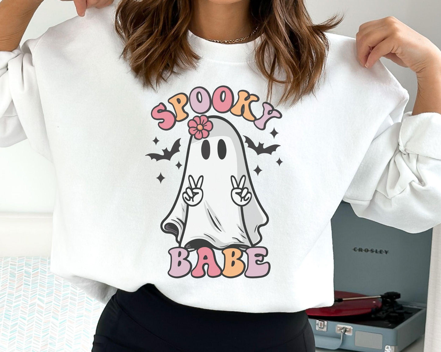 Get into the Halloween spirit with our bewitching Halloween sweatshirt, featuring spooky pumpkin and ghost designs that capture the essence of the season. Embrace the autumn vibes and celebrate the fall festivities in style with this must-have addition to your wardrobe. Perfect for Halloween enthusiasts, this sweatshirt will keep you cozy and fashionable all season long!