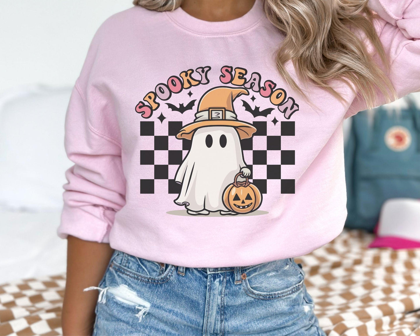 Get into the Halloween spirit with our bewitching Halloween sweatshirt, featuring spooky pumpkin and ghost designs that capture the essence of the season. Embrace the autumn vibes and celebrate the fall festivities in style with this must-have addition to your wardrobe. Perfect for Halloween enthusiasts, this sweatshirt will keep you cozy and fashionable all season long!