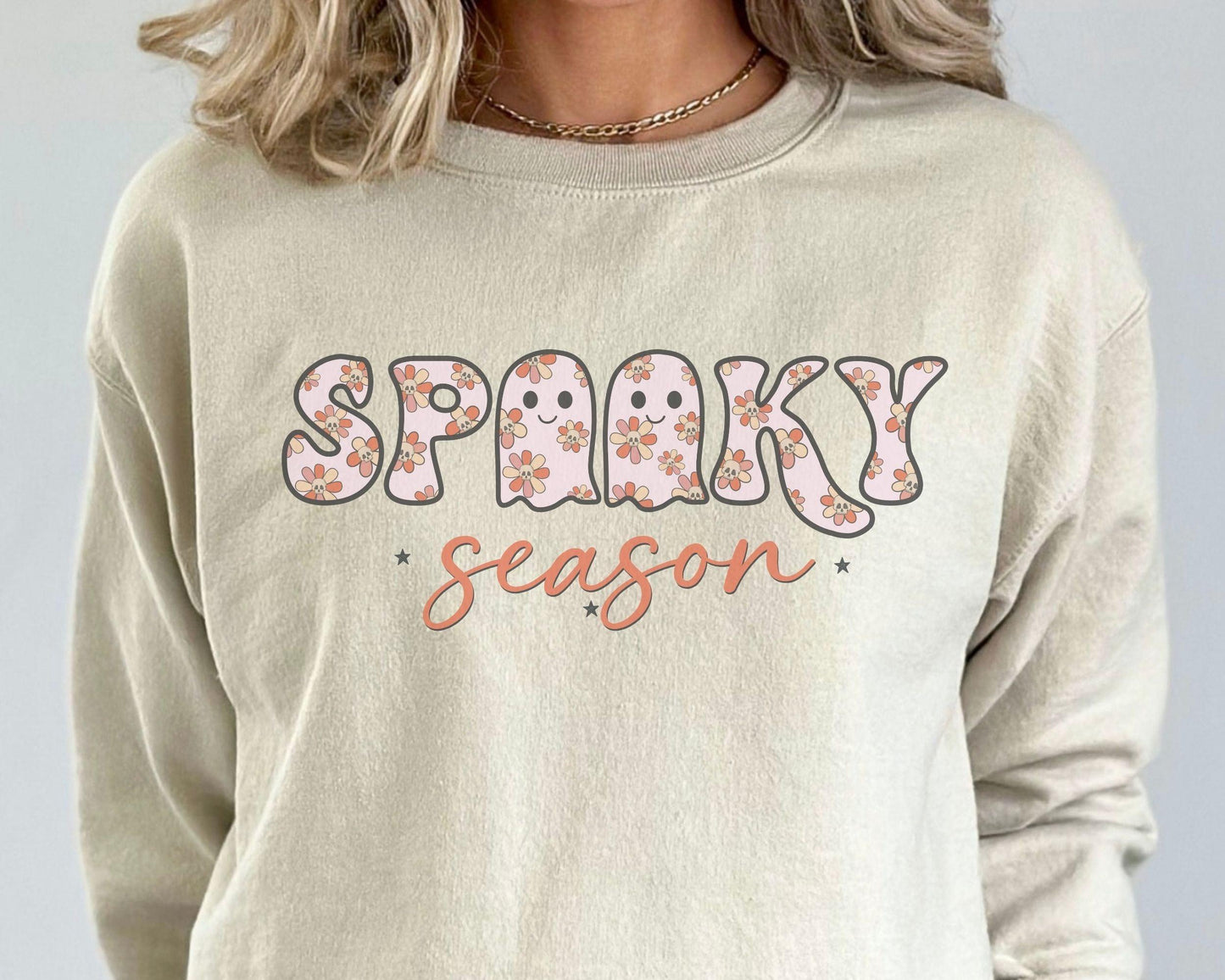 Get into the Halloween spirit with our bewitching Halloween sweatshirt, featuring spooky pumpkin and ghost designs that capture the essence of the season. Embrace the autumn vibes and celebrate the fall festivities in style with this must-have addition to your wardrobe. Perfect for Halloween enthusiasts, this sweatshirt will keep you cozy and fashionable all season long!