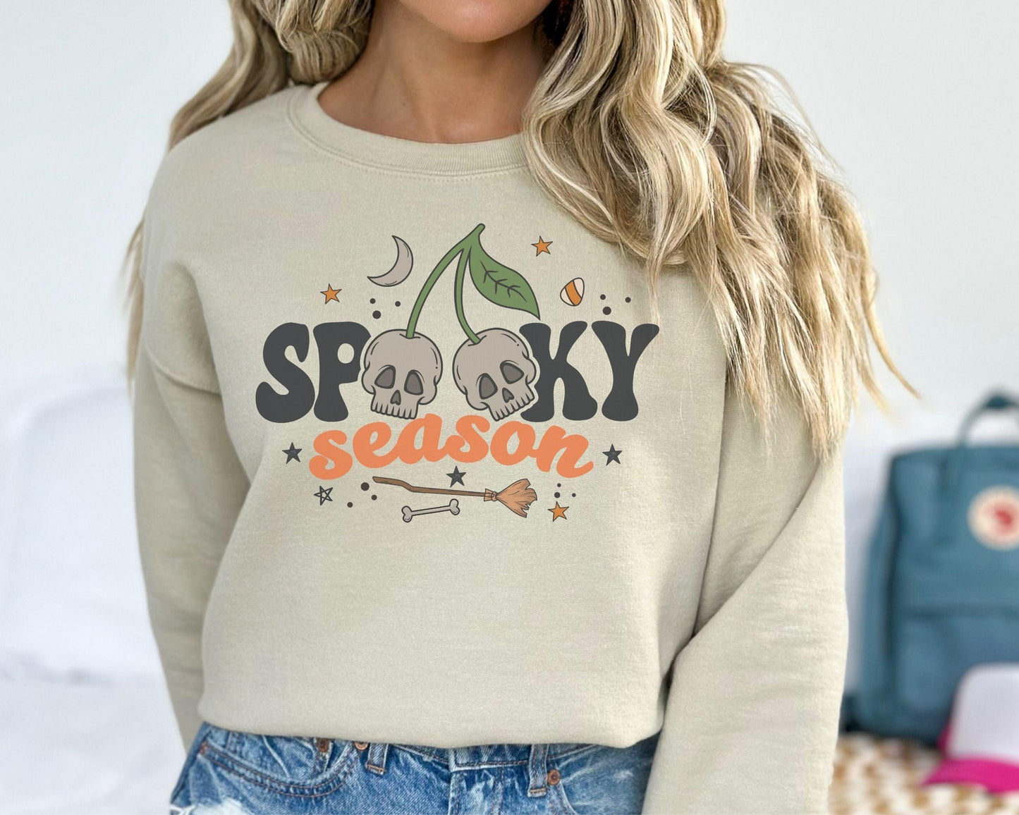 Get into the Halloween spirit with our bewitching Halloween sweatshirt, featuring spooky pumpkin and ghost designs that capture the essence of the season. Embrace the autumn vibes and celebrate the fall festivities in style with this must-have addition to your wardrobe. Perfect for Halloween enthusiasts, this sweatshirt will keep you cozy and fashionable all season long!