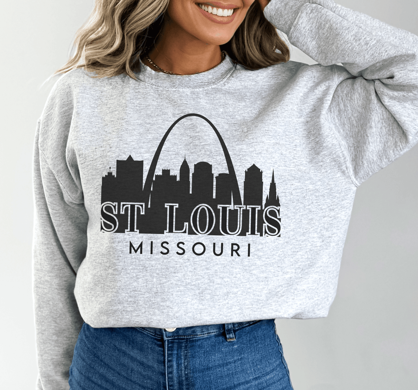 St Louis Crewneck - BentleyBlueCo