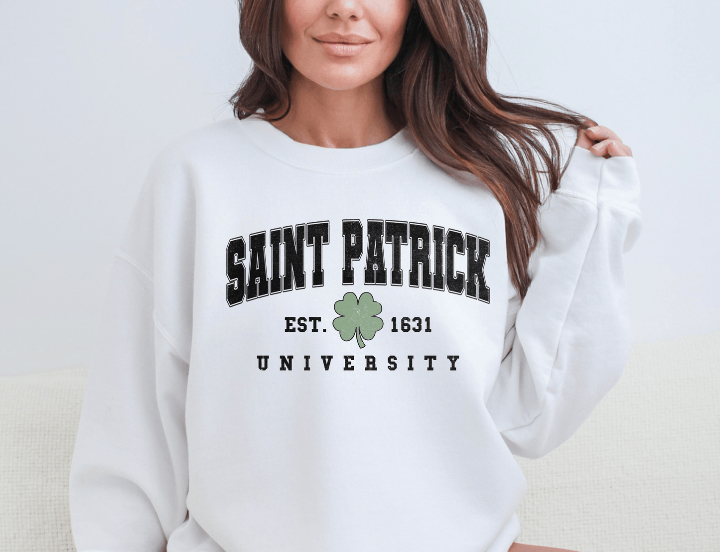 St Patrick University - St Patricks Day Sweatshirt - BentleyBlueCo