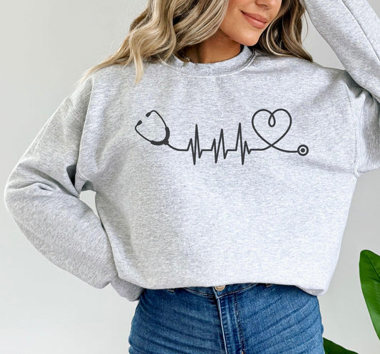 Stethoscope Crewneck - BentleyBlueCo