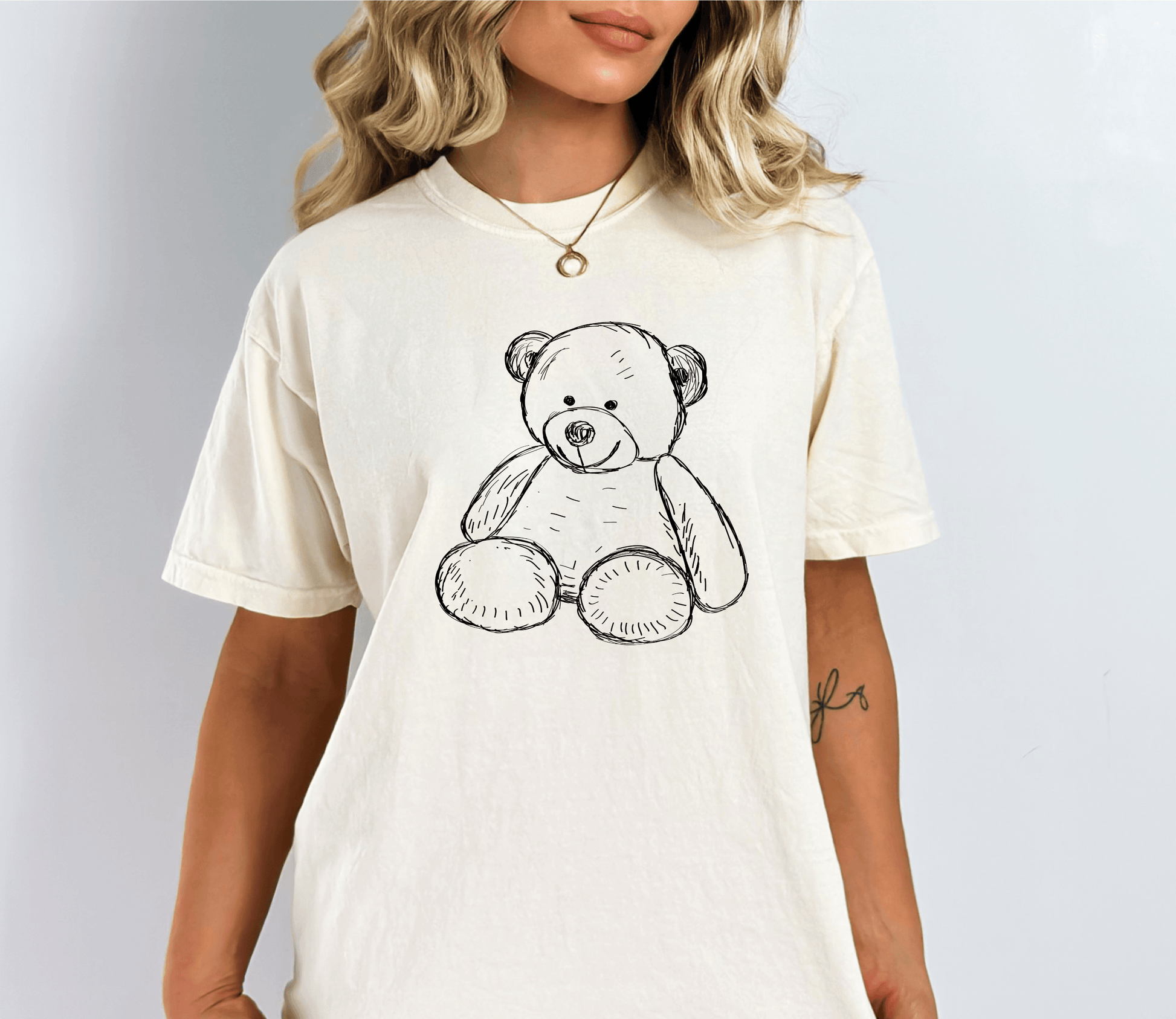 Teddy Bear Comfort Colors T-Shirt - BentleyBlueCo