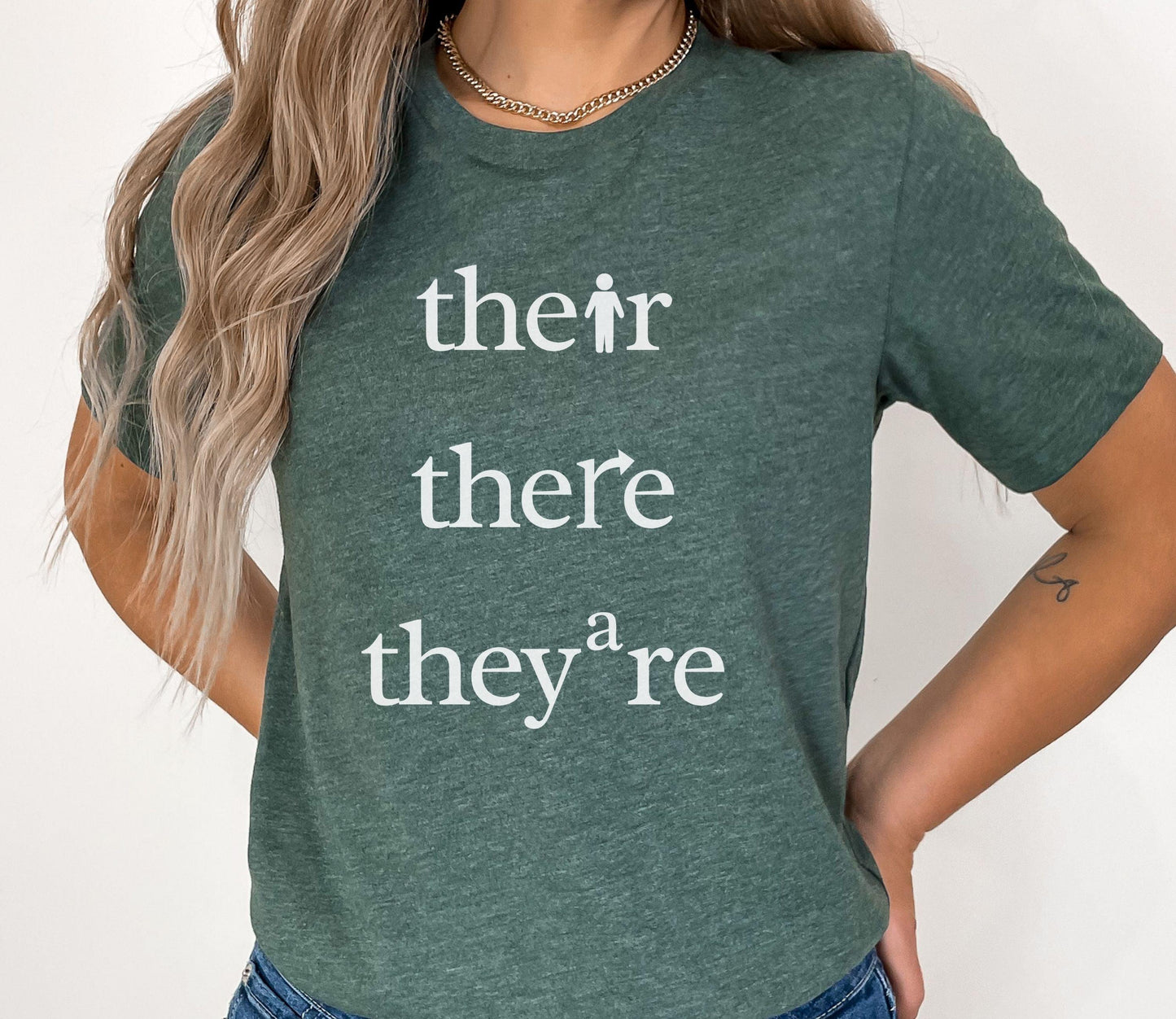 There Their They're Shirt - BentleyBlueCo
