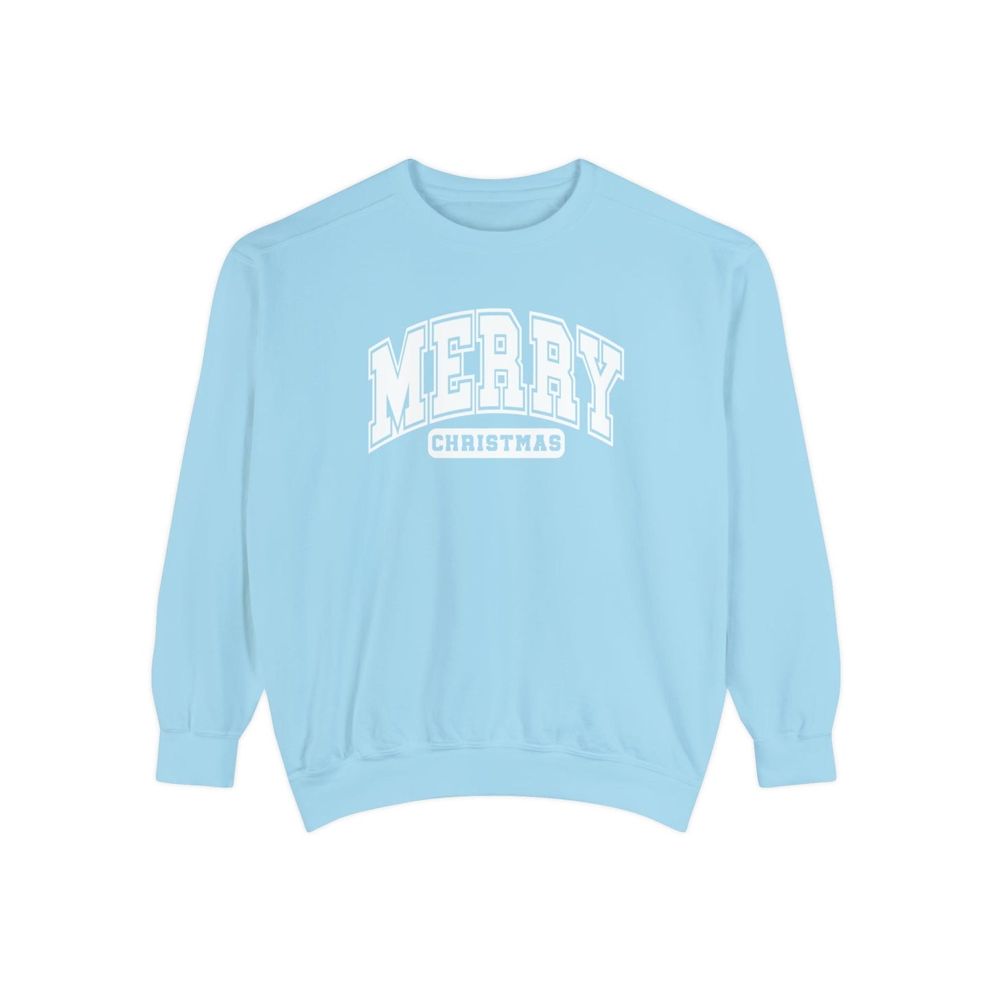 Varsity Merry Christmas Crewneck - BentleyBlueCo