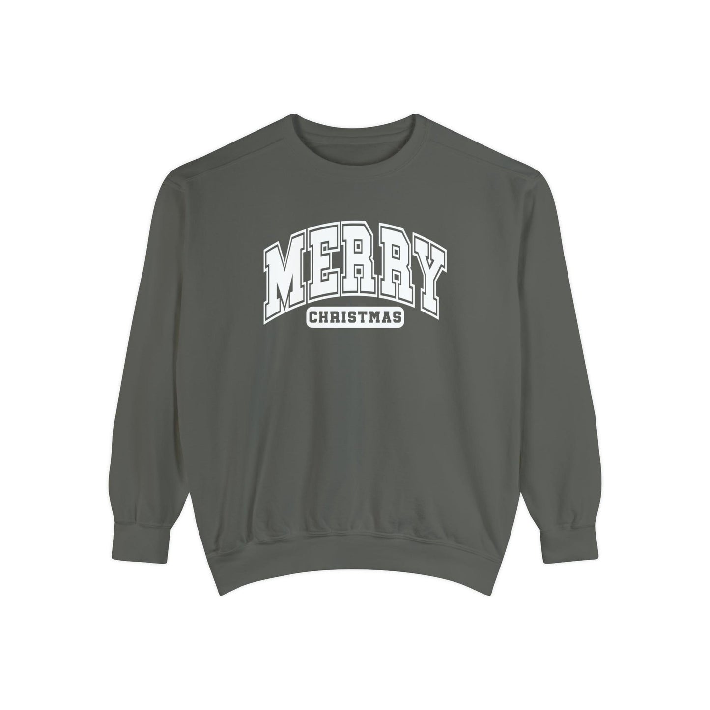 Varsity Merry Christmas Crewneck - BentleyBlueCo