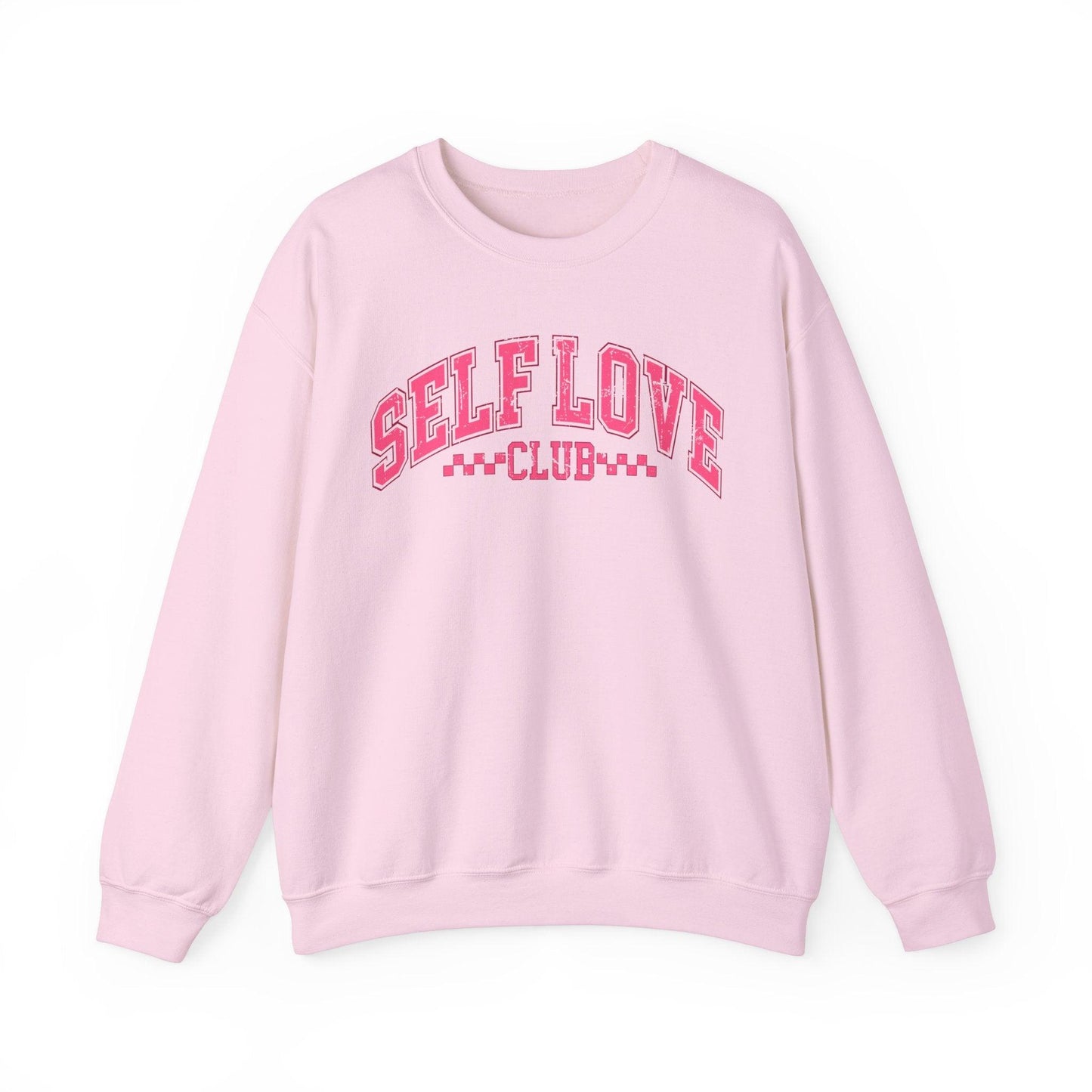 Varsity Self Love Club Crewneck - BentleyBlueCo