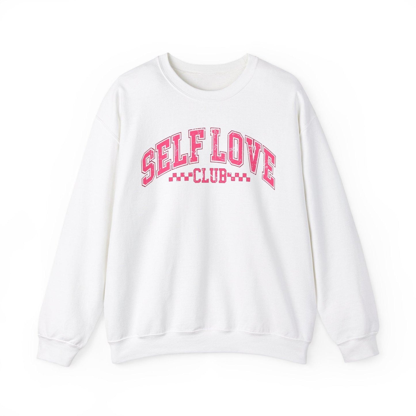 Varsity Self Love Club Crewneck - BentleyBlueCo