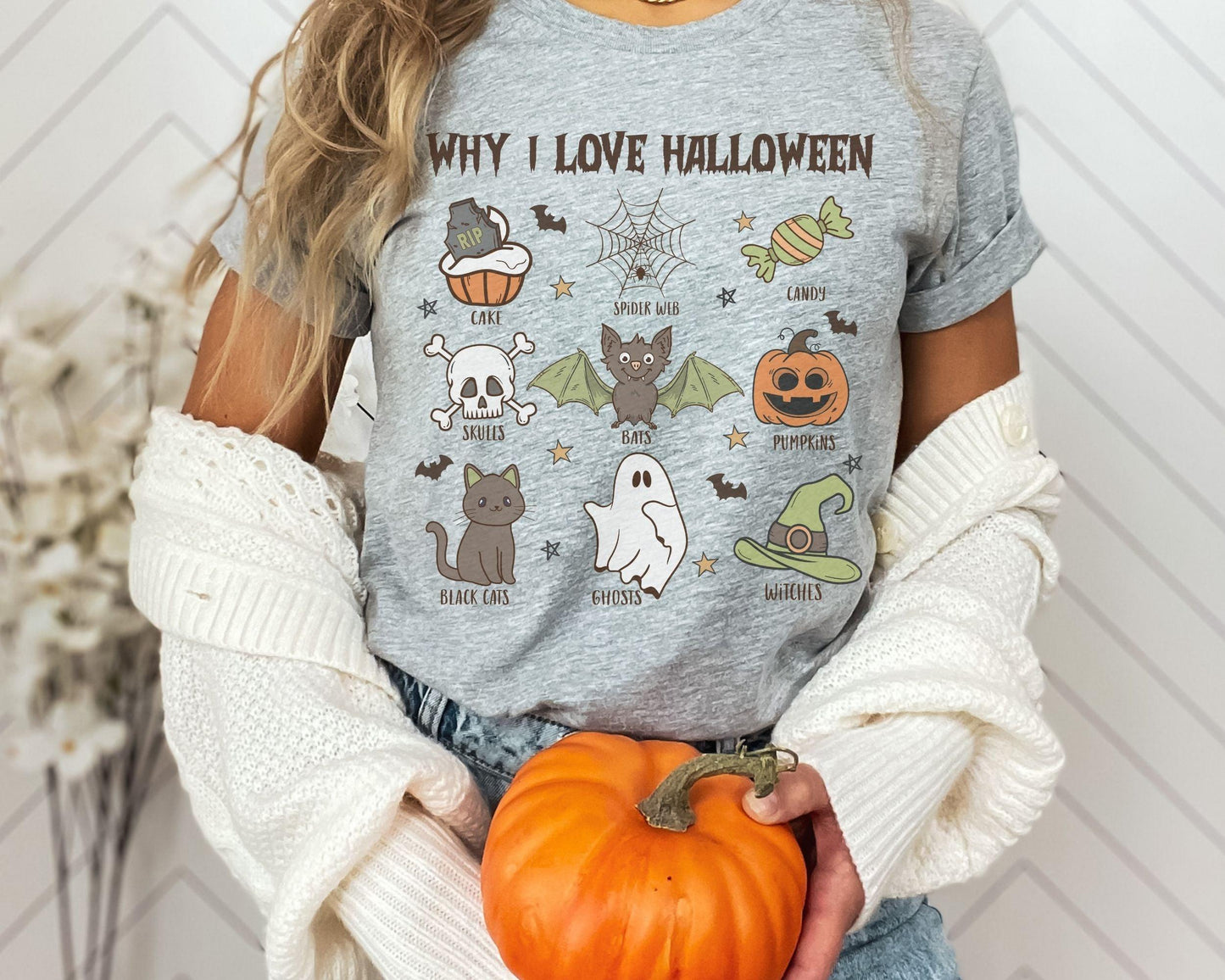 Get into the Halloween spirit with our bewitching Halloween sweatshirt, featuring spooky pumpkin and ghost designs that capture the essence of the season. Embrace the autumn vibes and celebrate the fall festivities in style with this must-have addition to your wardrobe. Perfect for Halloween enthusiasts, this sweatshirt will keep you cozy and fashionable all season long!