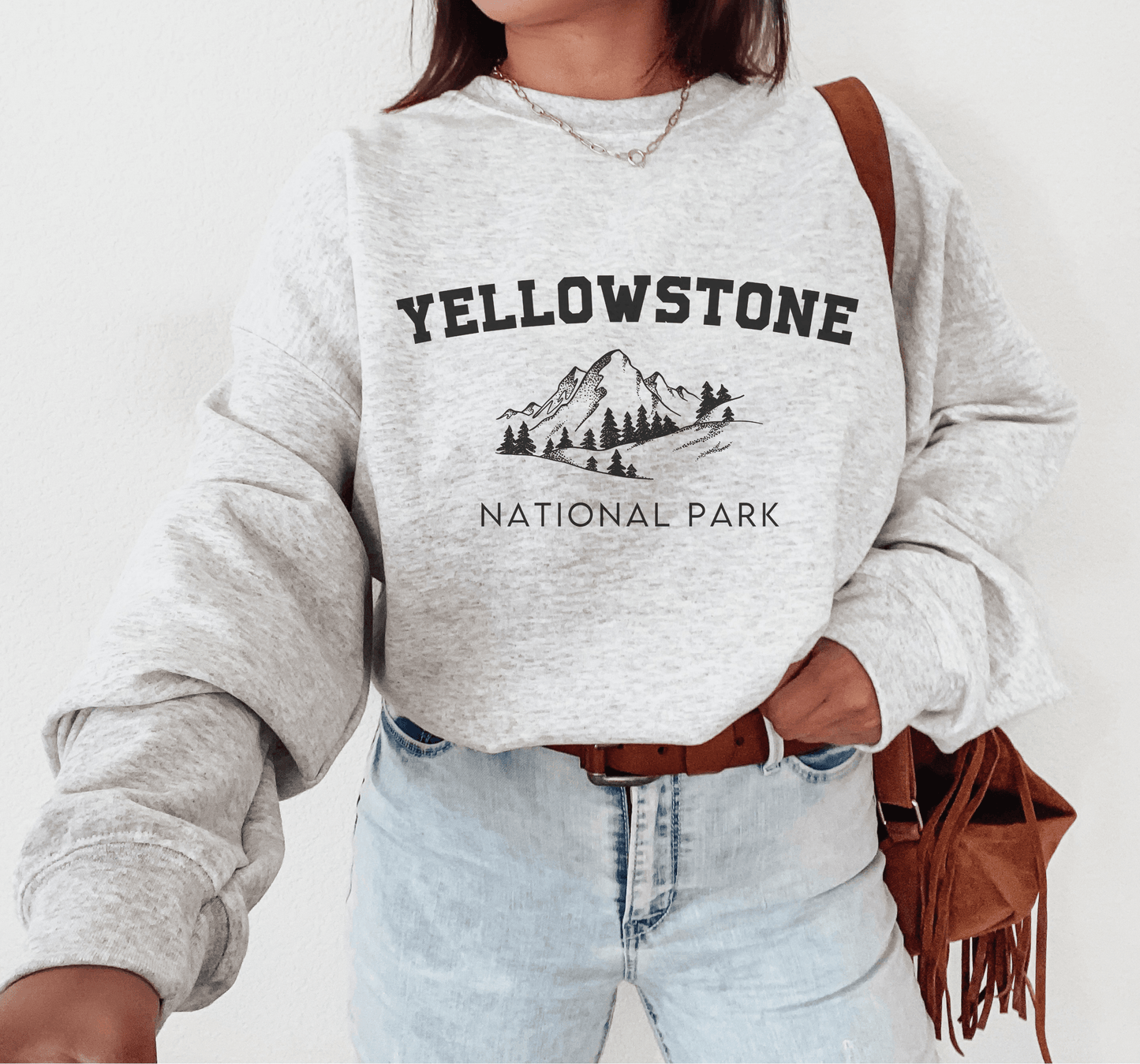 Yellowstone Park Crewneck Sweatshirt - BentleyBlueCo