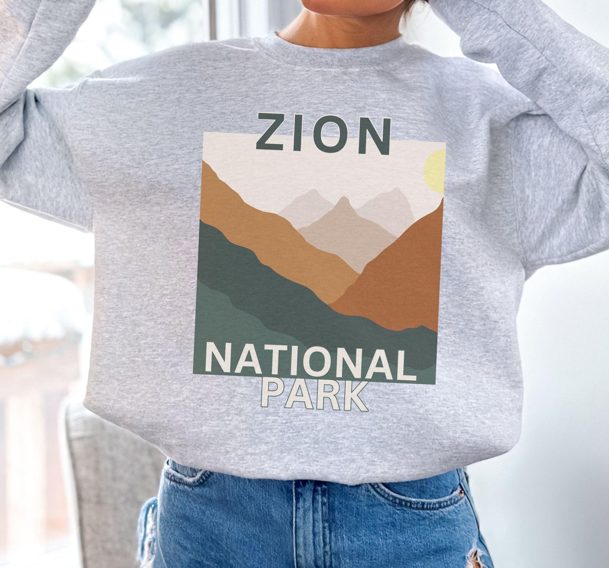 Zion National Park Sweatshirt - BentleyBlueCo