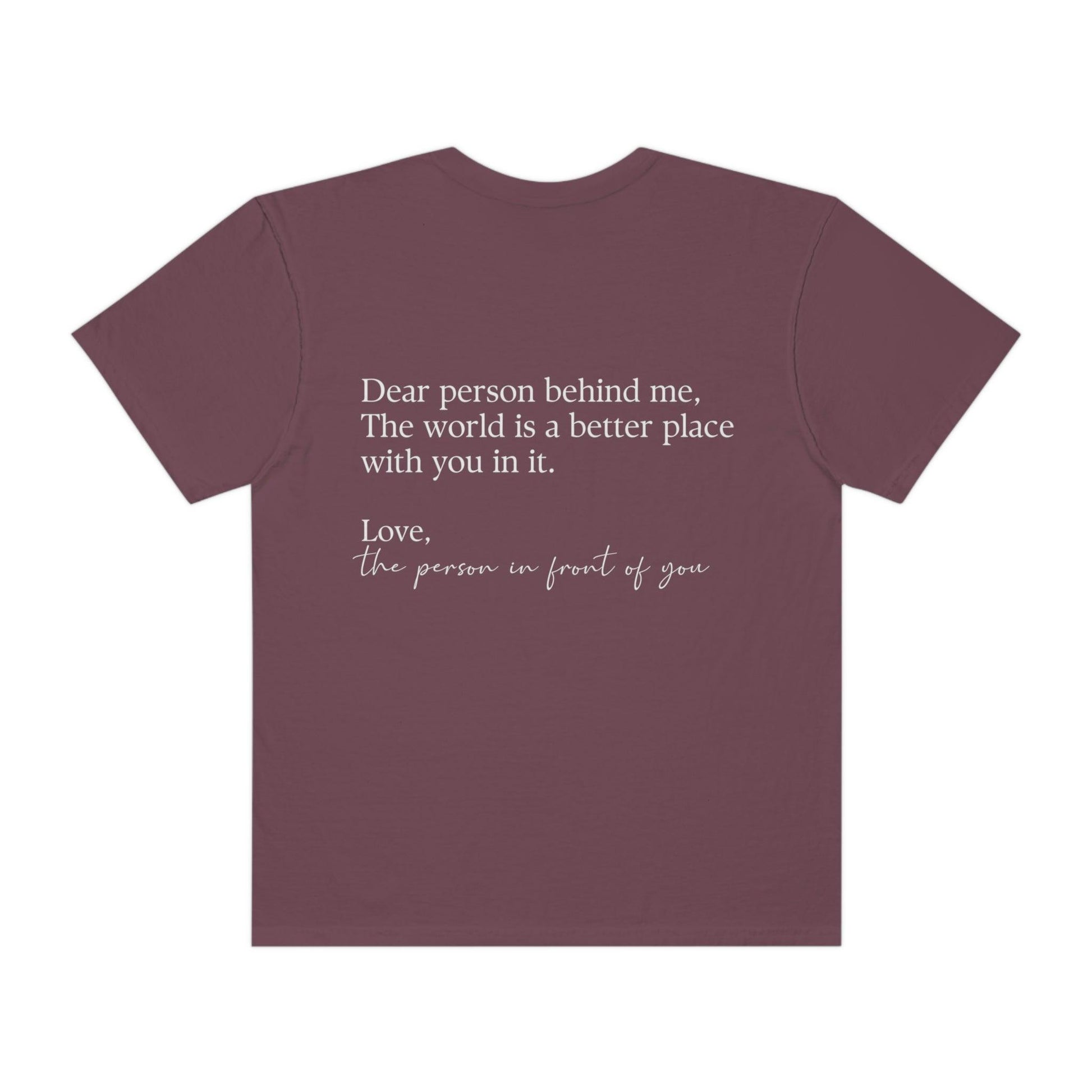 Dear Person Behind Me Shirt - BentleyBlueCo